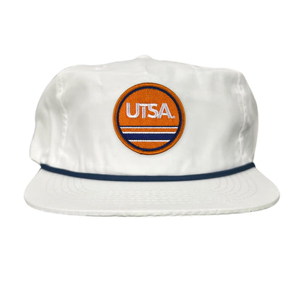 UTSA UTSA Circle Line Patch / Hats/ 160 / UTSA - Heather Grey / White Curved Bill Mesh Snapback - Club Rehab