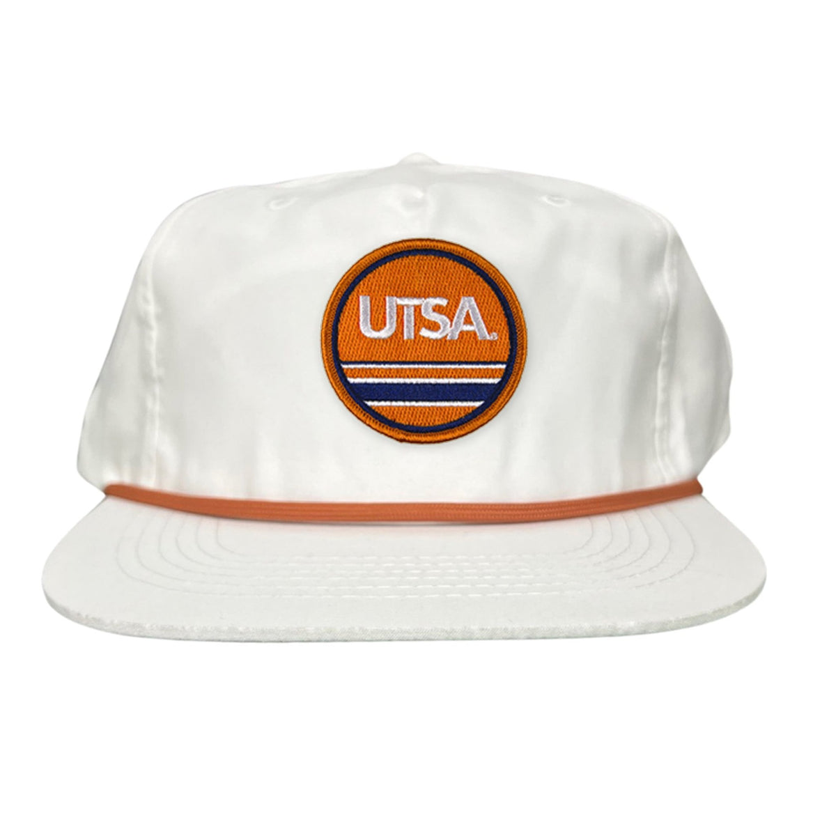 UTSA UTSA Circle Line Patch / Hats/ 160 / UTSA - Heather Grey / White Curved Bill Mesh Snapback - Club Rehab