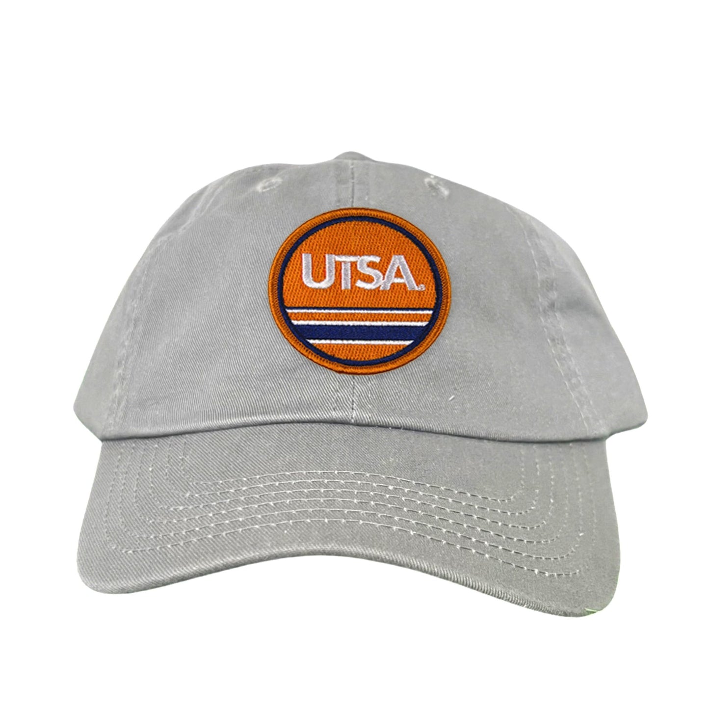 UTSA UTSA Circle Line Patch / Hats/ 160 / UTSA - Heather Grey / White Curved Bill Mesh Snapback - Club Rehab