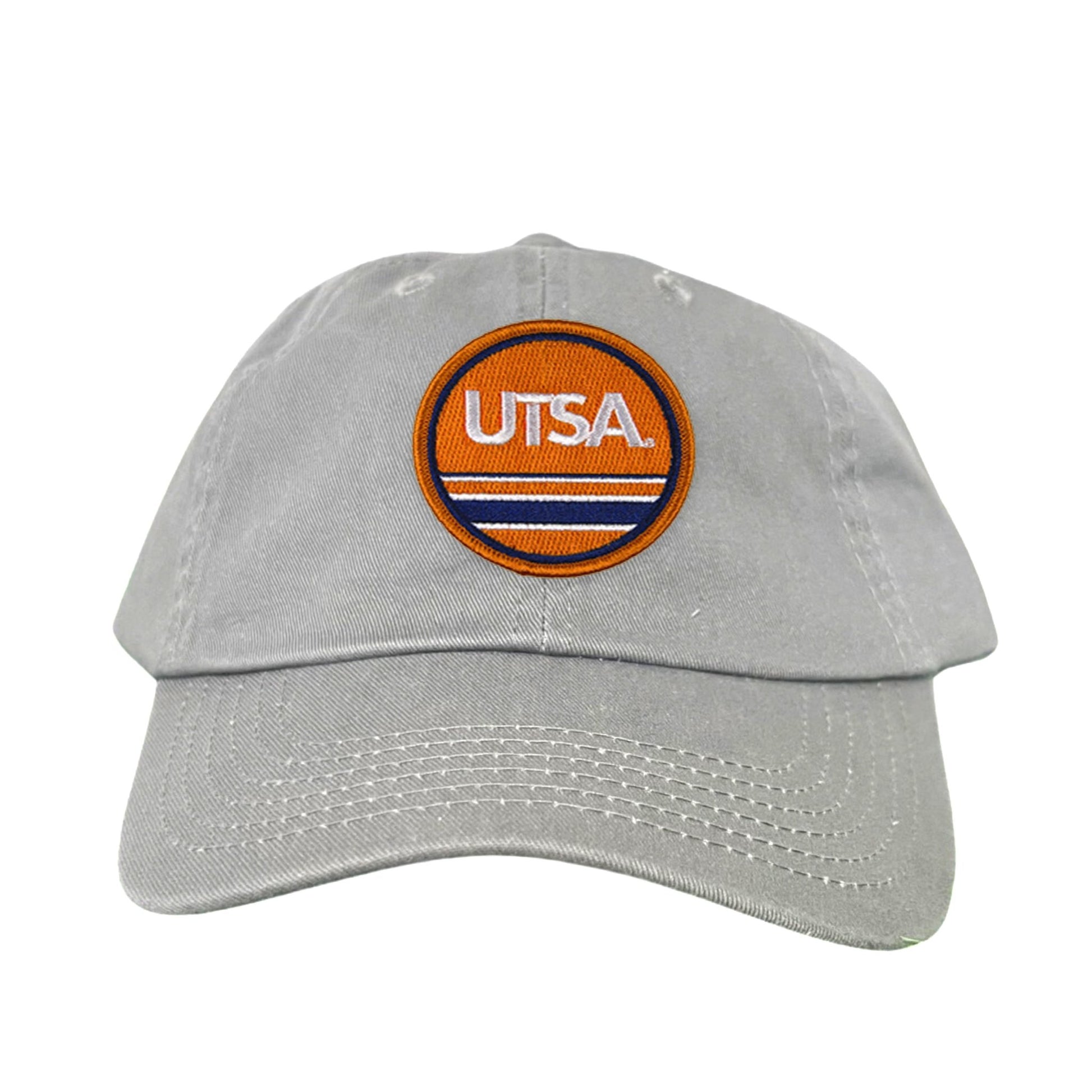 UTSA UTSA Circle Line Patch / Hats/ 160 / UTSA - Heather Grey / White Curved Bill Mesh Snapback - Club Rehab