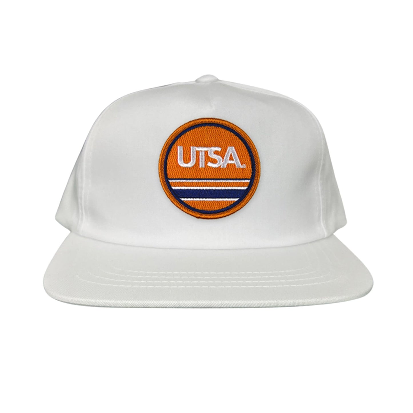UTSA UTSA Circle Line Patch / Hats/ 160 / UTSA - Heather Grey / White Curved Bill Mesh Snapback - Club Rehab