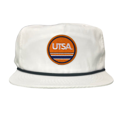 UTSA UTSA Circle Line Patch / Hats/ 160 / UTSA - Heather Grey / White Curved Bill Mesh Snapback - Club Rehab