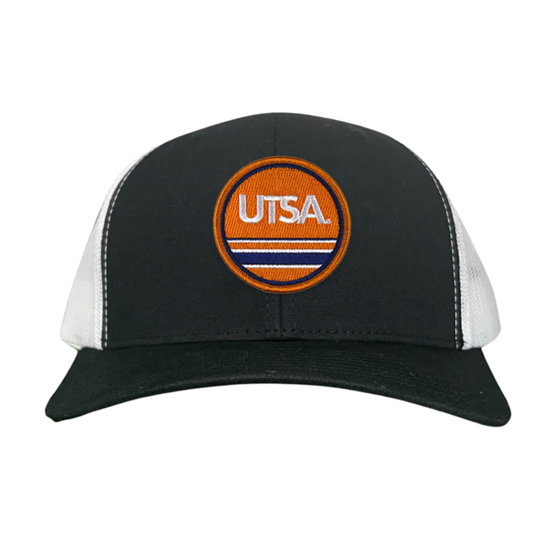 UTSA UTSA Circle Line Patch / Hats/ 160 / UTSA - Heather Grey / White Curved Bill Mesh Snapback - Club Rehab