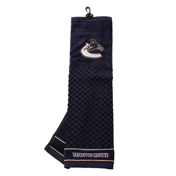 Besticktes Golfhandtuch der Vancouver Canucks