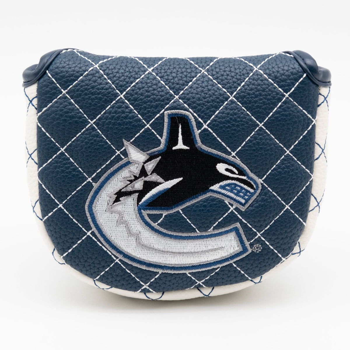 Vancouver Canucks solid mallet putter quilted golf headcover