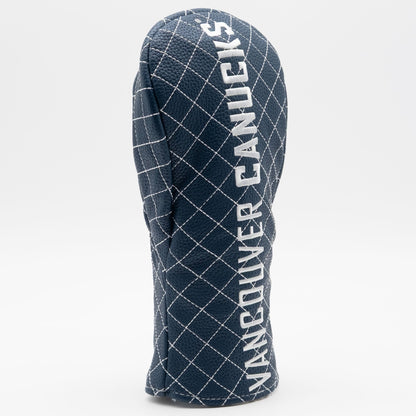 Vancouver Canucks solid fairway quilted golf headcover alternate view