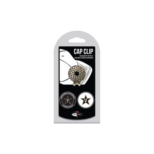 Vanderbilt Commodores hat clip with two golf ball markers