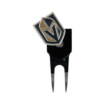 Vegas Golden Knights divot tool: shaped marker lifted