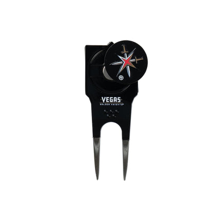 Vegas Golden Knights divot tool: round marker lifted