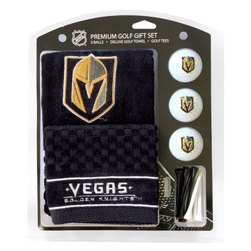 Vegas Golden Knights besticktes Handtuch Golf-Geschenkset