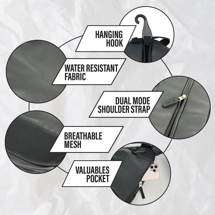 vegas golden knights pu leather backpack feature guide