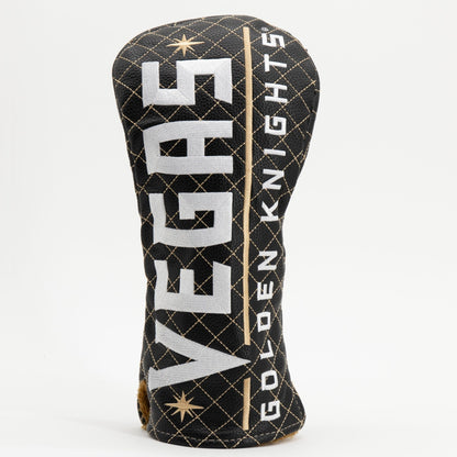 Vegas Golden Knights solid driver quilted golf headcover
