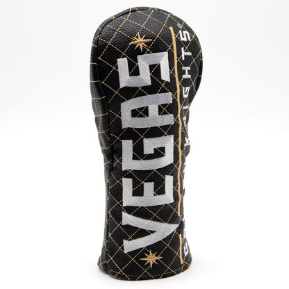 Vegas Golden Knights solid fairway quilted golf headcover alternate view