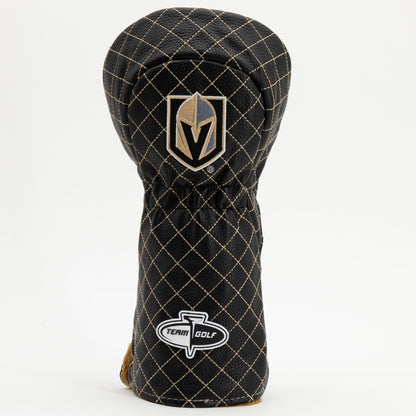 Vegas Golden Knights solid driver quilted golf headcover alternate view