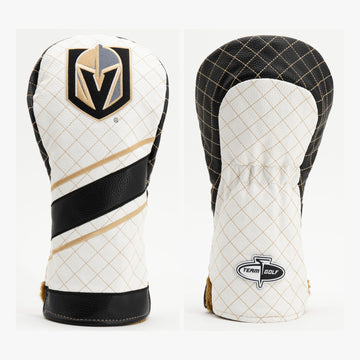 Vegas Golden Knights gestreifter, gesteppter Driver-Schlägerhaube