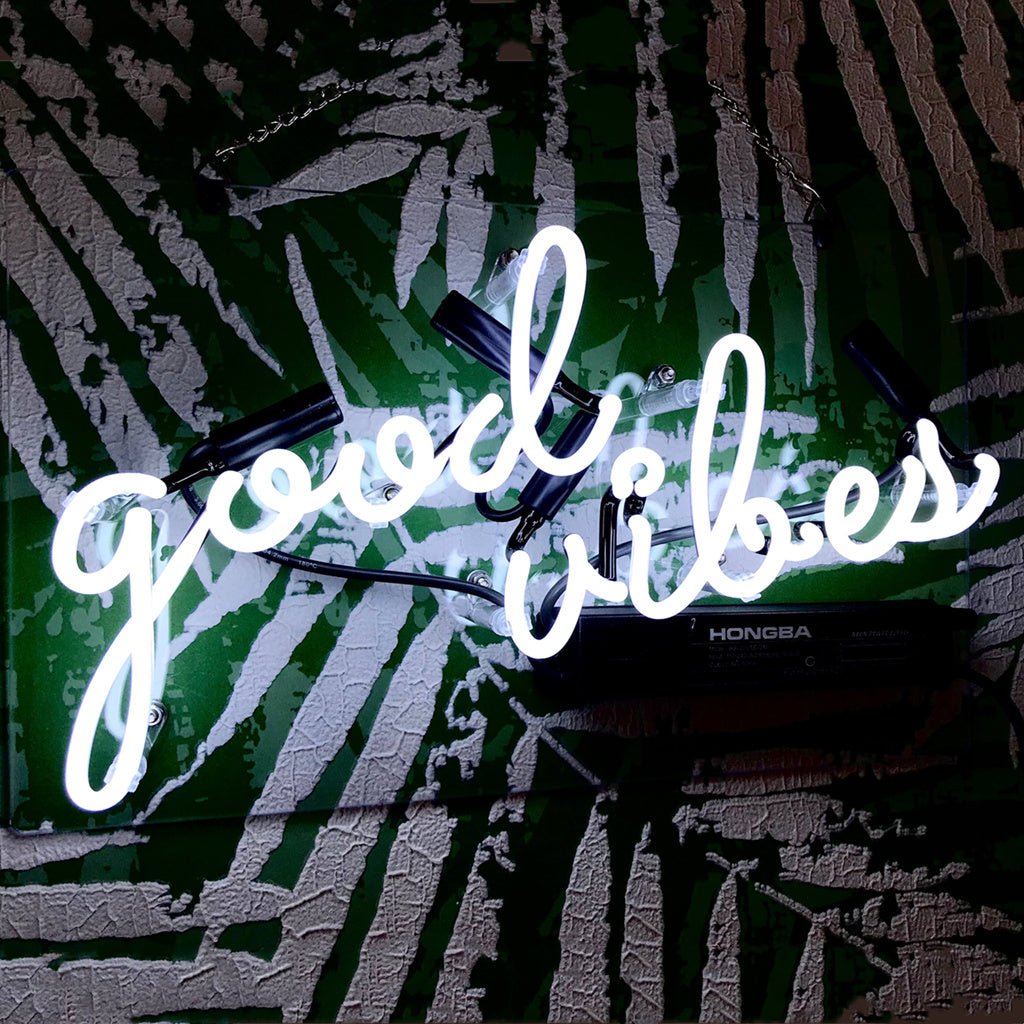 Vibes Neon Signs - White - Club Rehab