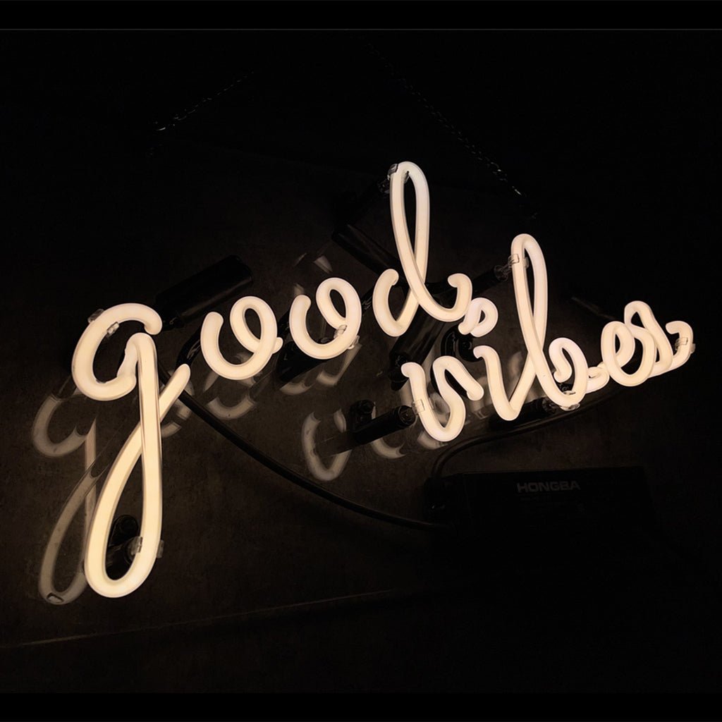 Vibes Neon Signs - Warm White - Club Rehab