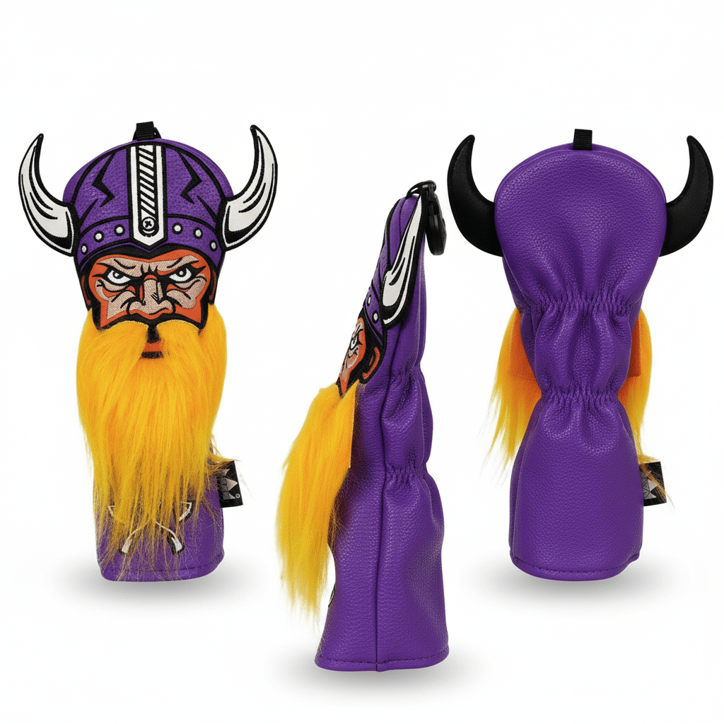 Viking Warrior Golf Headcover – Fury Edition - Blade putter - Club Rehab