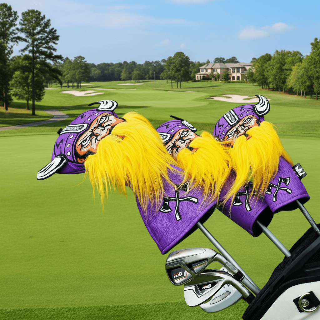 Viking Warrior Golf Headcover – Fury Edition - Blade putter - Club Rehab
