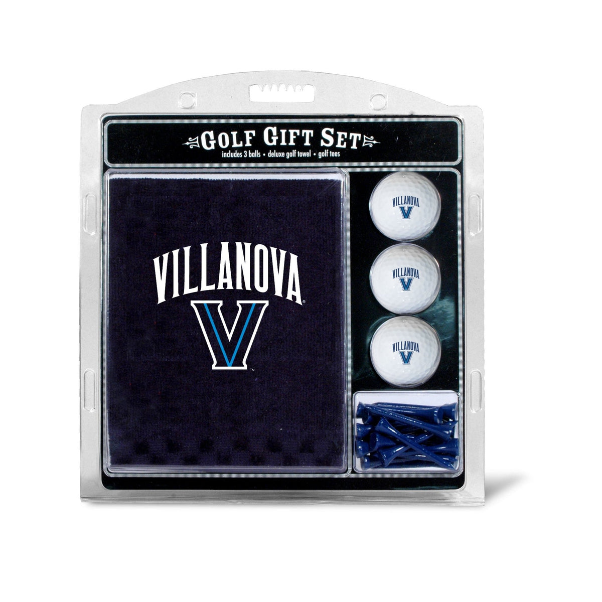 Villanova Wildcats Embroidered Towel Golf Gift Set