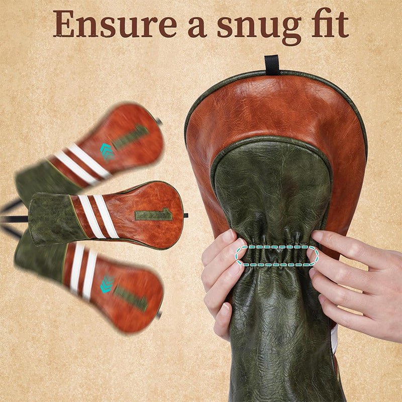 Vintage Classic Golf Headcover - Hybrid (H) - Club Rehab