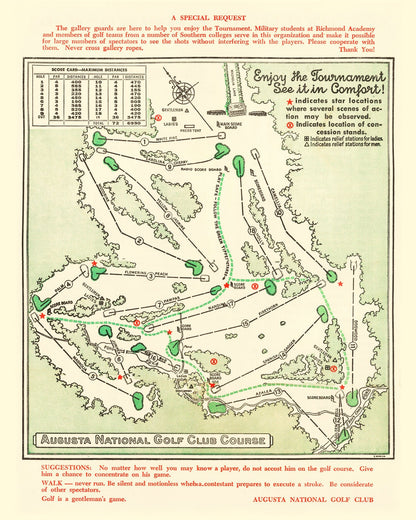 Vintage Map of - Unframed Print 12" x 18" - Club Rehab