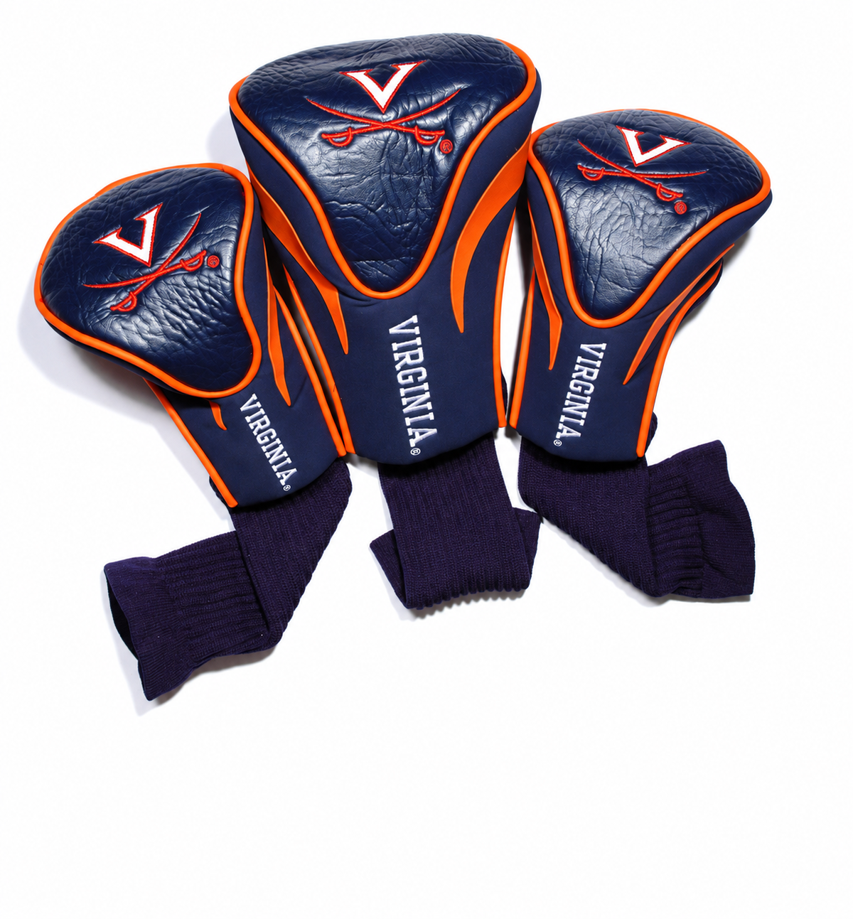 Virginia Cavaliers 3 Pack Contour Sock Headcovers