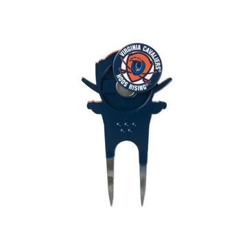 Virginia Cavaliers divot tool: round marker lifted