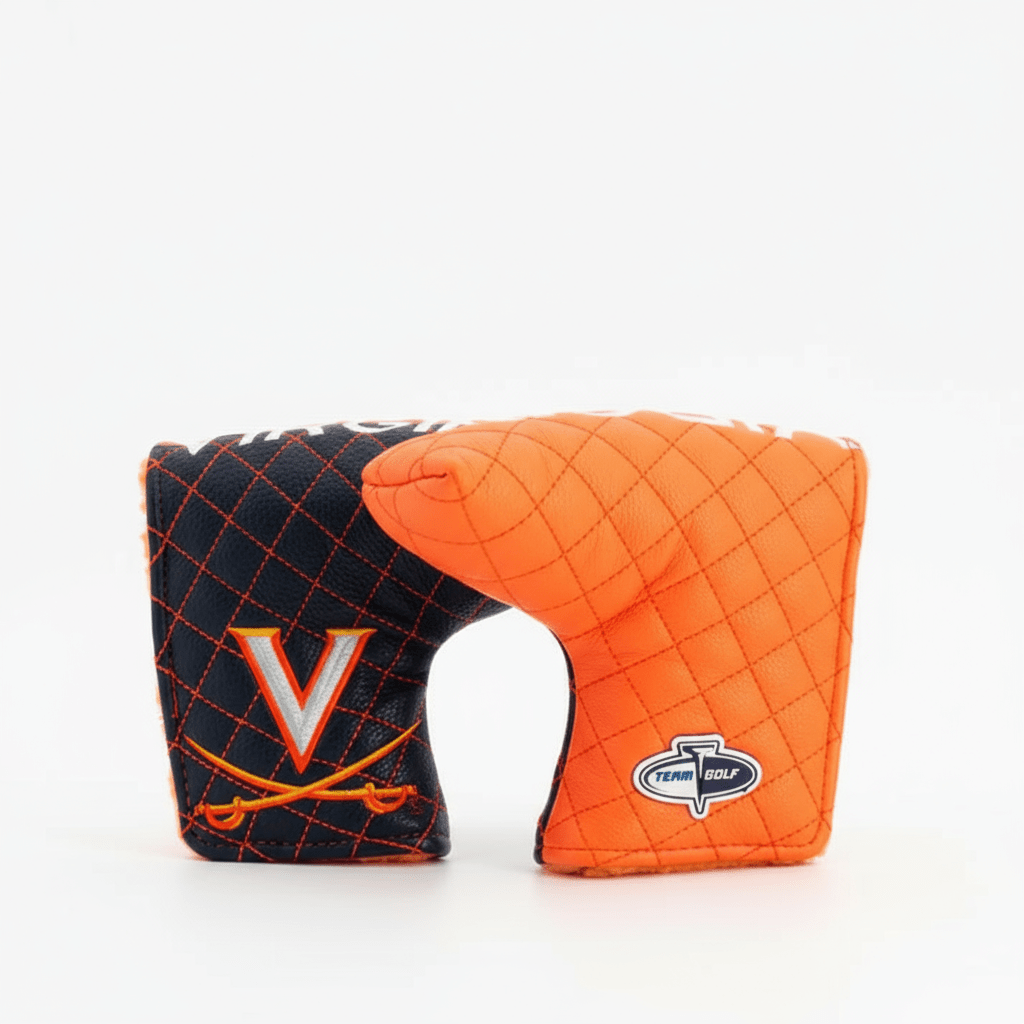 Virginia Cavaliers Quilted Headcovers – Wahoowa Collection - Blade Putter Split - Club Rehab