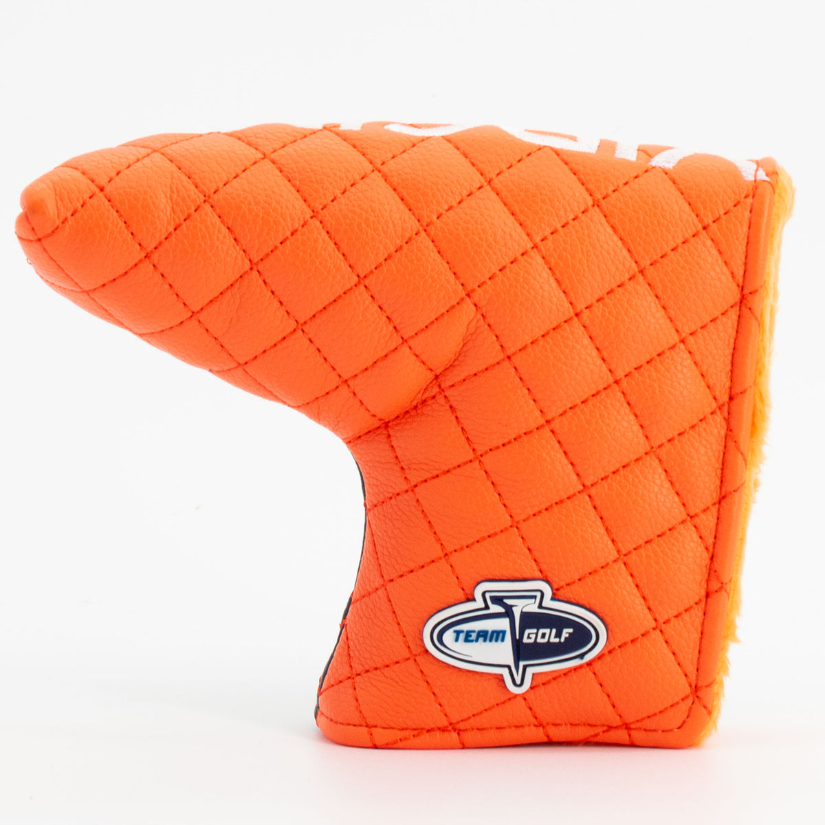 Virginia Cavaliers Split Quilted Blade Putter Cover, back view