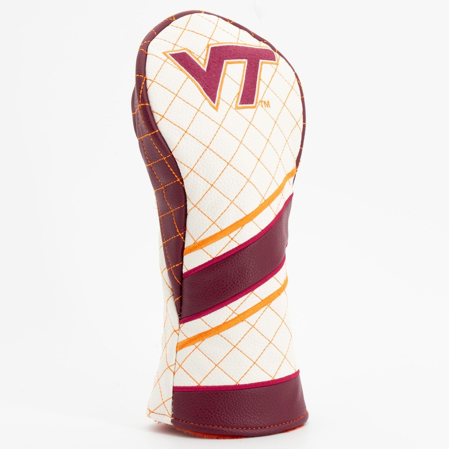 Virginia Tech Hokies Quilted Headcovers – Go Hokies Collection - Fairway Stripe - Club Rehab