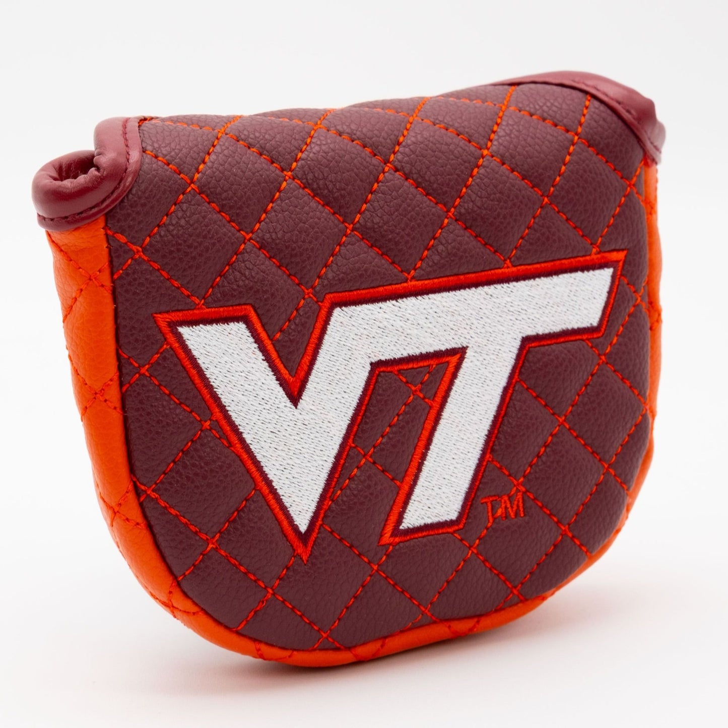 Virginia Tech Hokies Quilted Headcovers – Go Hokies Collection - Mallet Putter Solid - Club Rehab