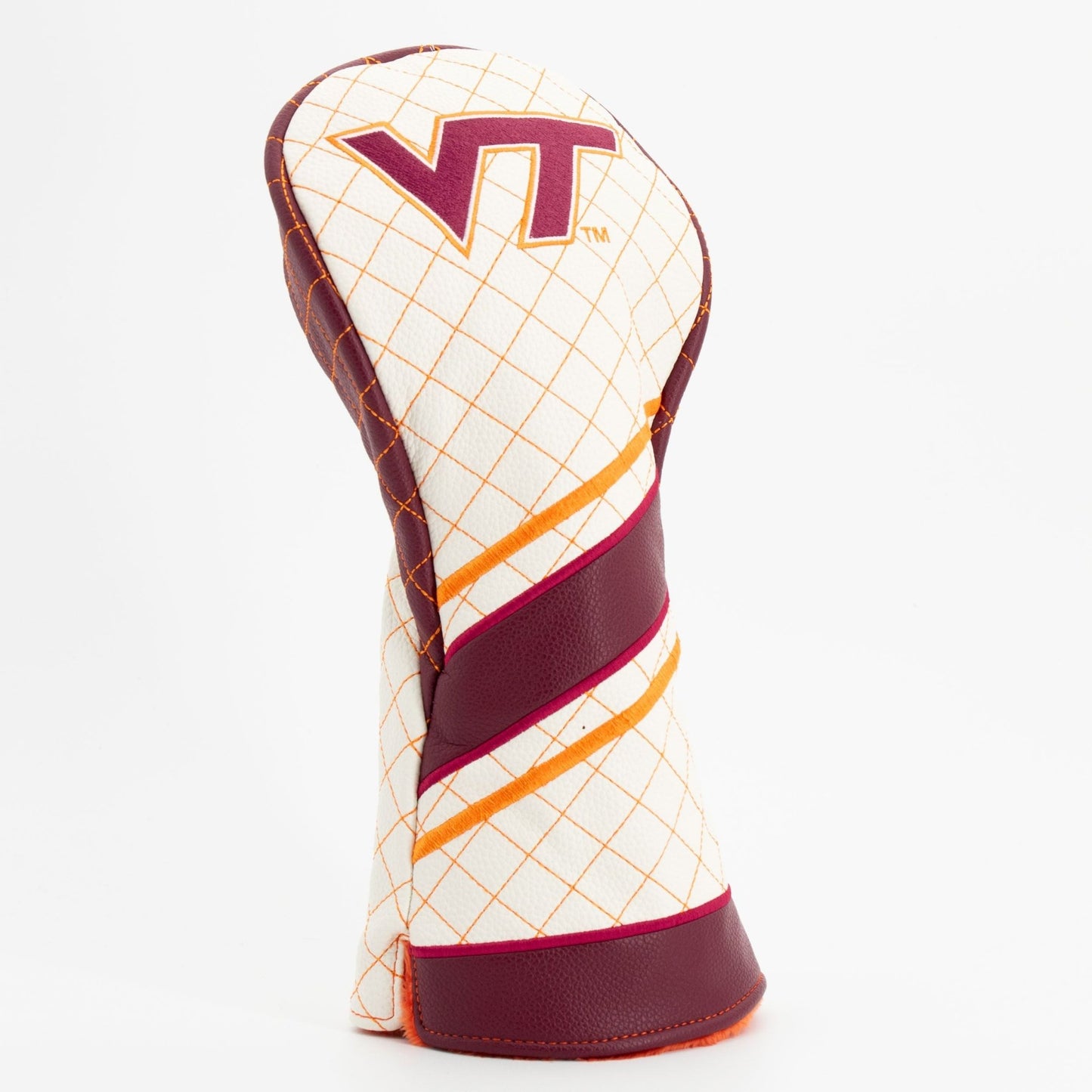 Virginia Tech Hokies Quilted Headcovers – Go Hokies Collection - Driver Stripe - Club Rehab