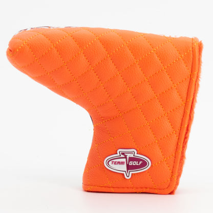 Virginia Tech Hokies Split Quilted Blade Putter Cover, back view