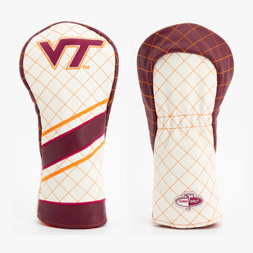 Virginia Tech Hokies Striped Quilted Fairway Headcover