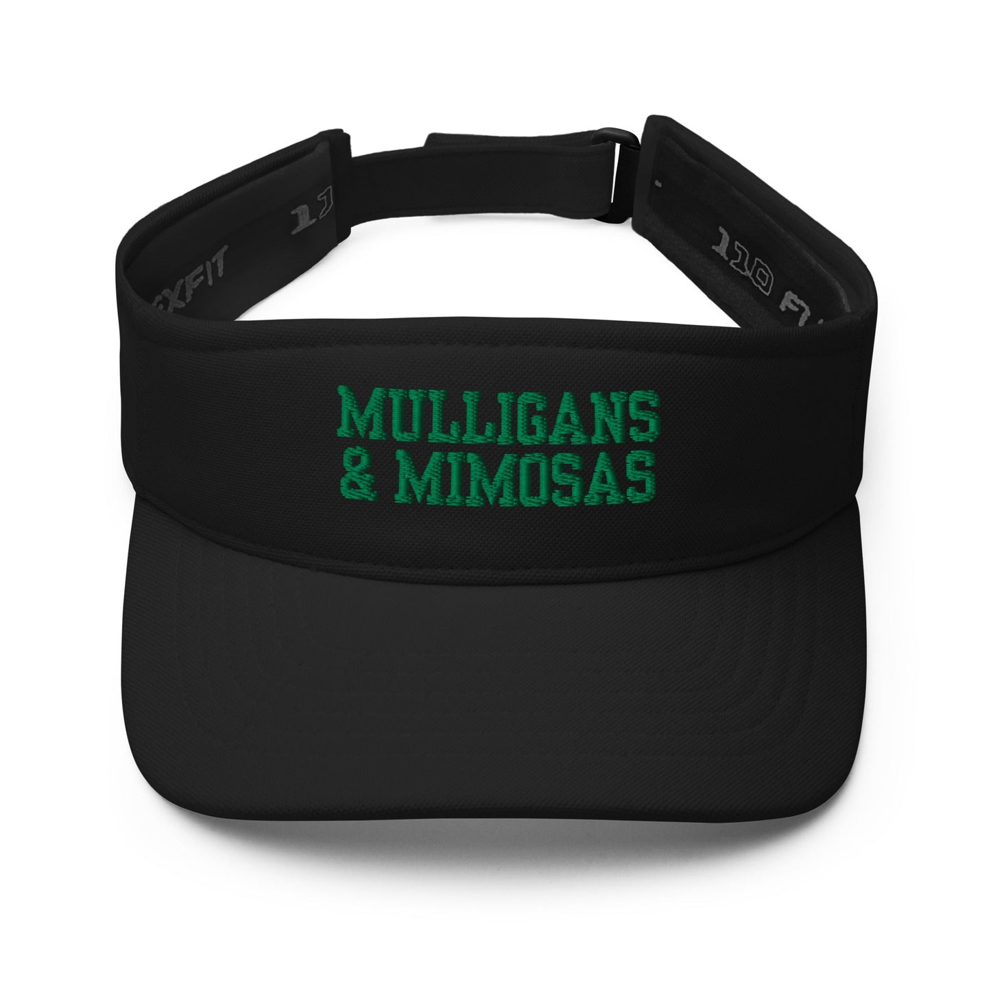 Mulligans & Mimosas Embroidered Golf Visor for Women