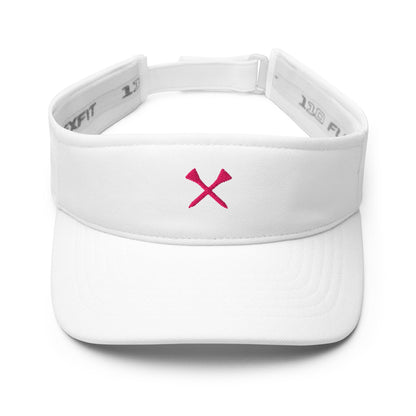 Crossed Tees Embroidered Golf Visor – Women’s Minimalist Golf Accessory | Mulligans & Mimosas