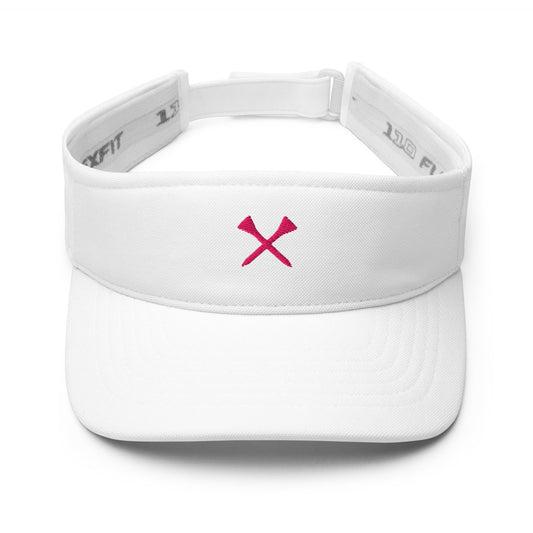 Crossed Tees Embroidered Golf Visor – Women’s Minimalist Golf Accessory | Mulligans & Mimosas