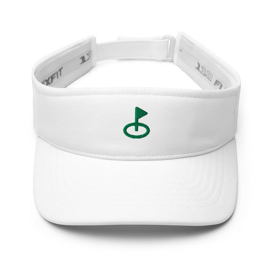 Embroidered Golf Flag Visor – Minimalist Women’s Golf Visor