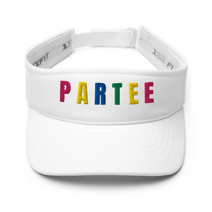 PARTEE Embroidered Golf Visor – Birdie Pop Collection