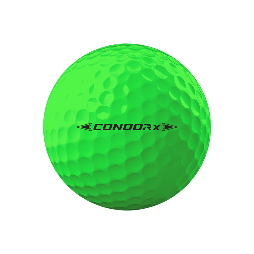 Volvik Condor X green golf balls — ball model mark