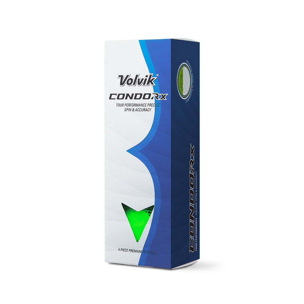 Volvik Condor X green golf balls — sleeve