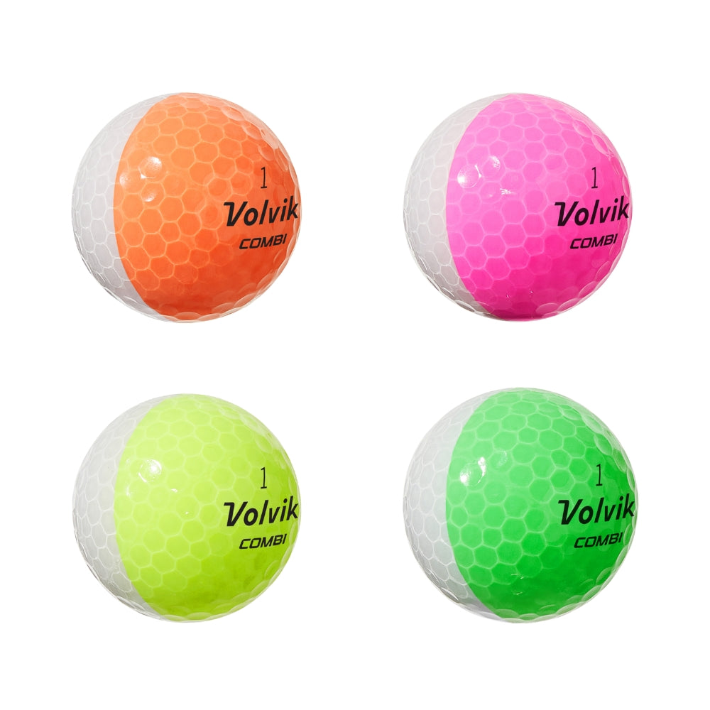 Volvik Crystal Combi Golf Balls – 1 Dozen detail
