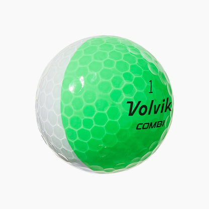 Volvik Crystal Combi green dual-color golf ball