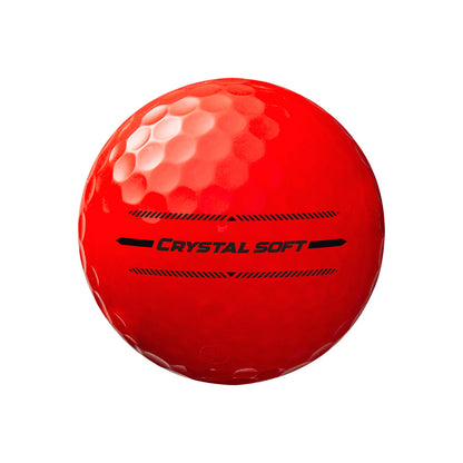 Volvik Crystal Soft Red front detail