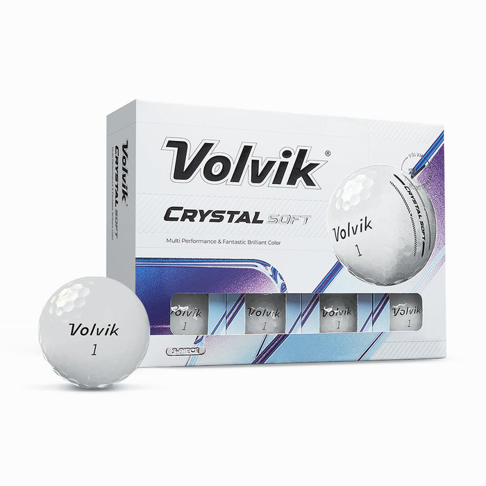 Volvik Crystal Soft White ball and packaging