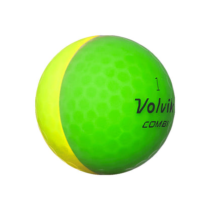 Volvik Green dual-color ball detail