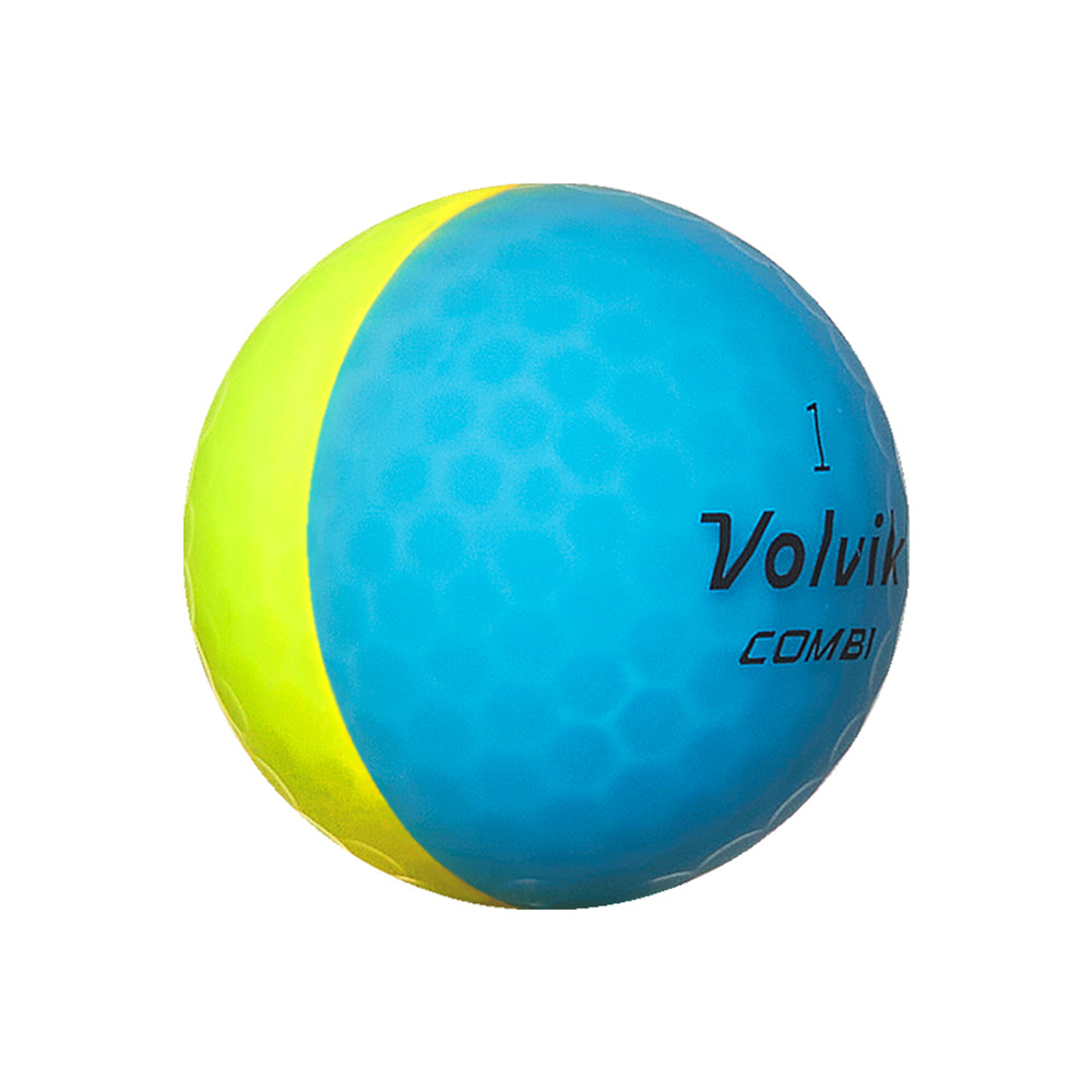 Volvik Blue dual-color ball detail