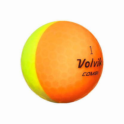 Volvik Orange dual-color ball detail