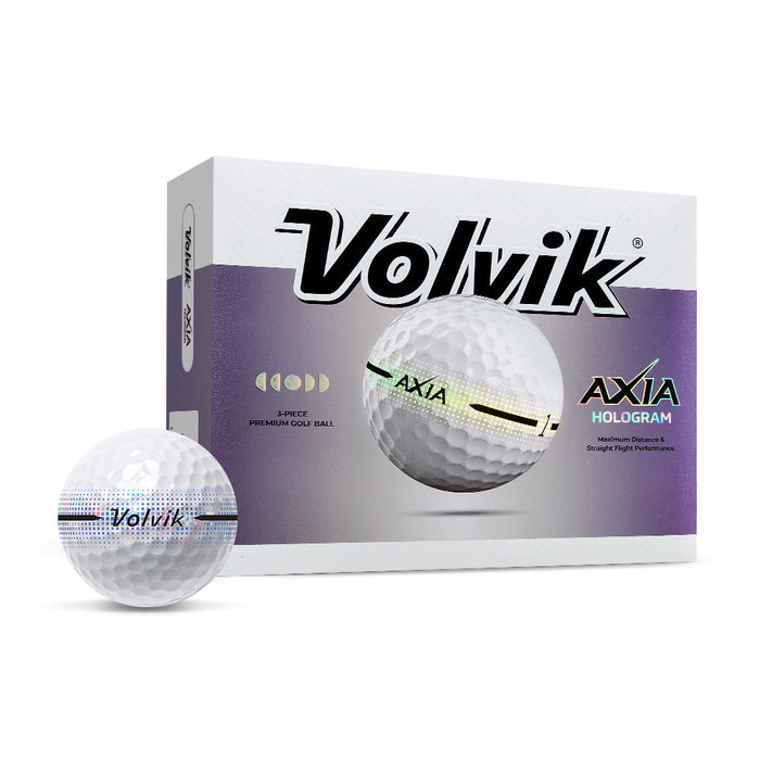 Volvik Axia Hologram Golf Balls – 1 Dozen packaging